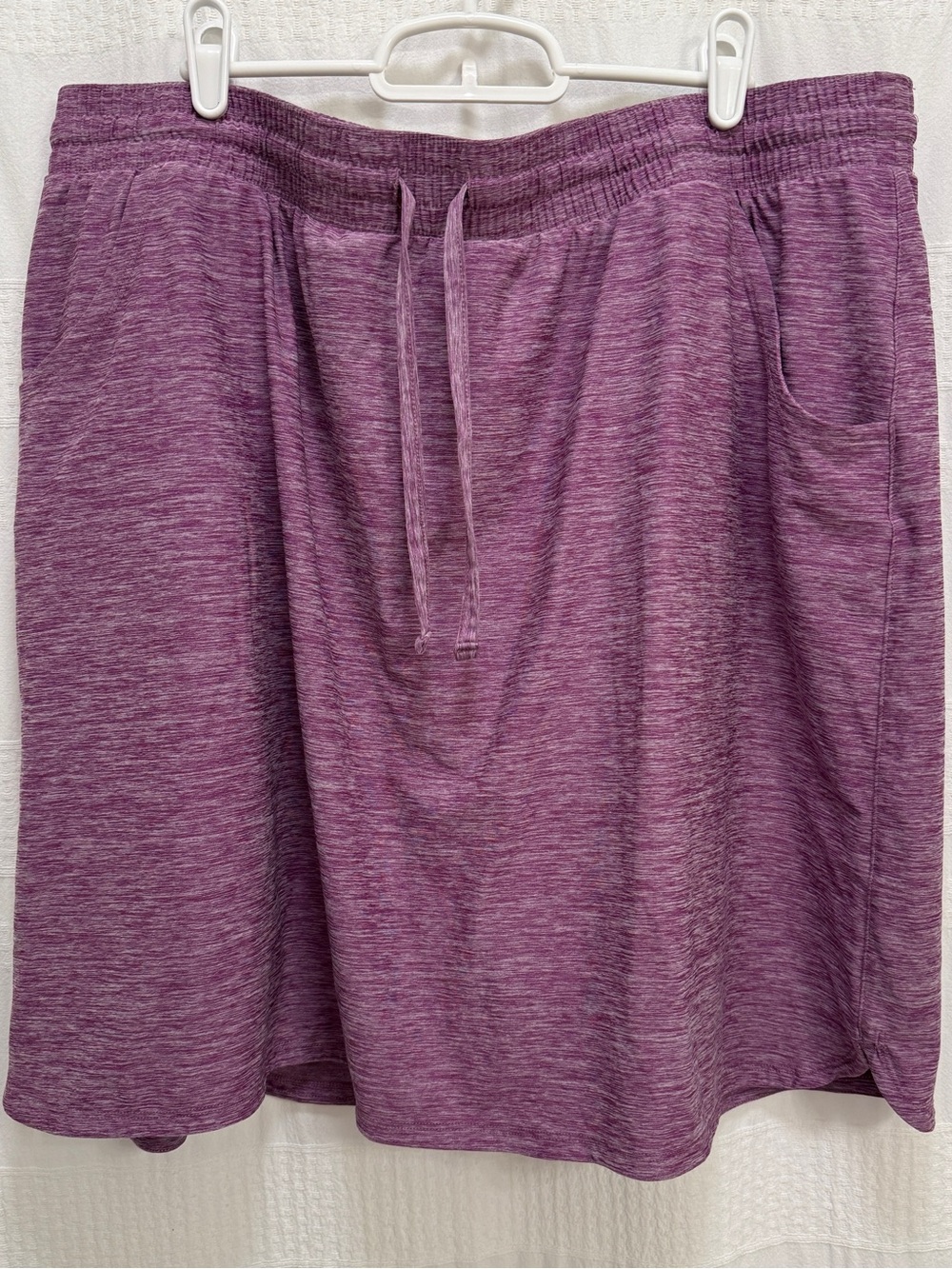 Duluth Trading Co Purple Heather Pull-On Skort